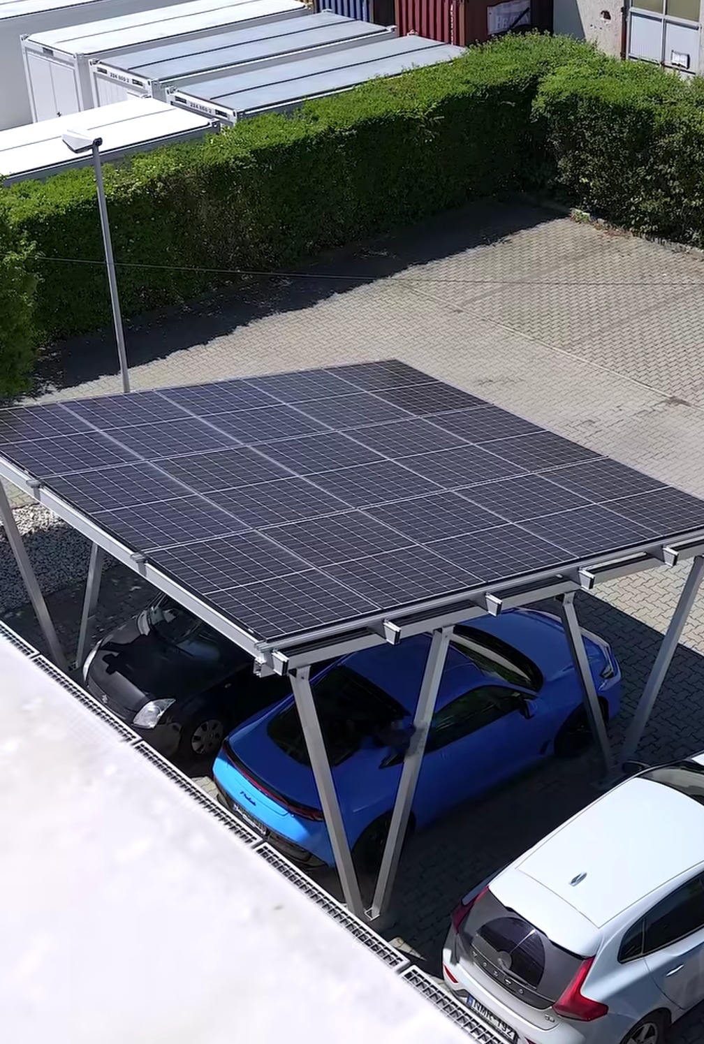 Napelemes carport lakossági beállóhoz – SolarPort